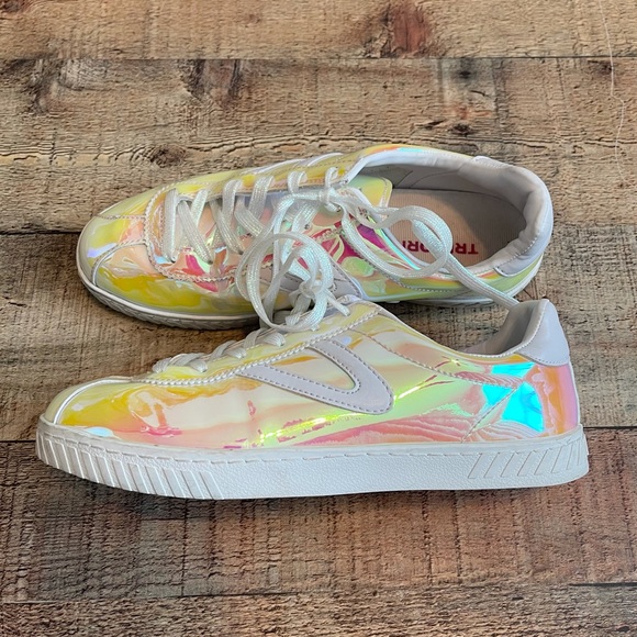 tretorn iridescent sneakers